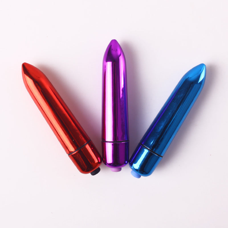 Electroplating Bullet Head Vibrator Women's Health Care Products